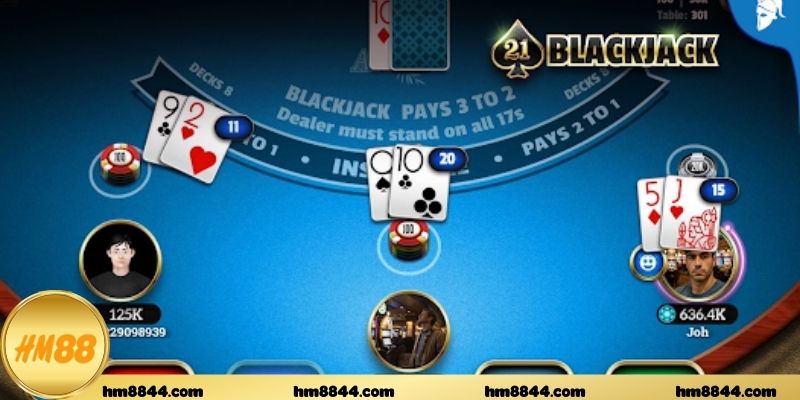 Blackjack live casino vận hành theo cấu trúc rõ ràng